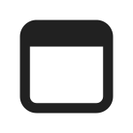Window Horizontal SVG Icon